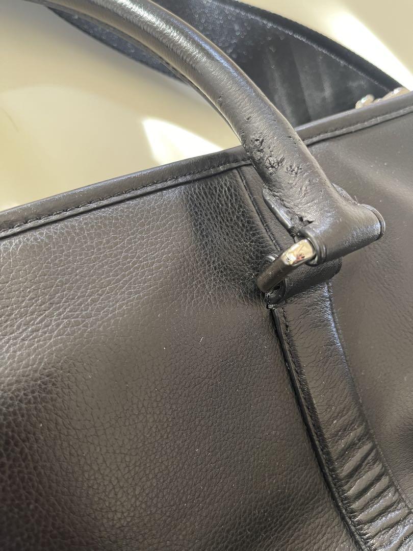 coach コーチ 2way メンズトートバッグ A4収納可 レザー 黒色