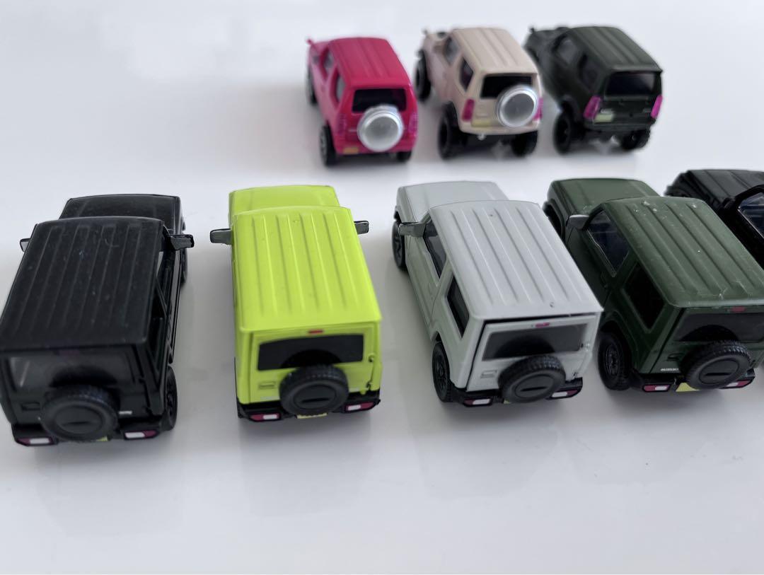 ジムニー ガチャガチャ ミニカー 9台セット JIMNY ジムニー JB23 シエラ カプセルトイ ミニカー 9台 まとめ