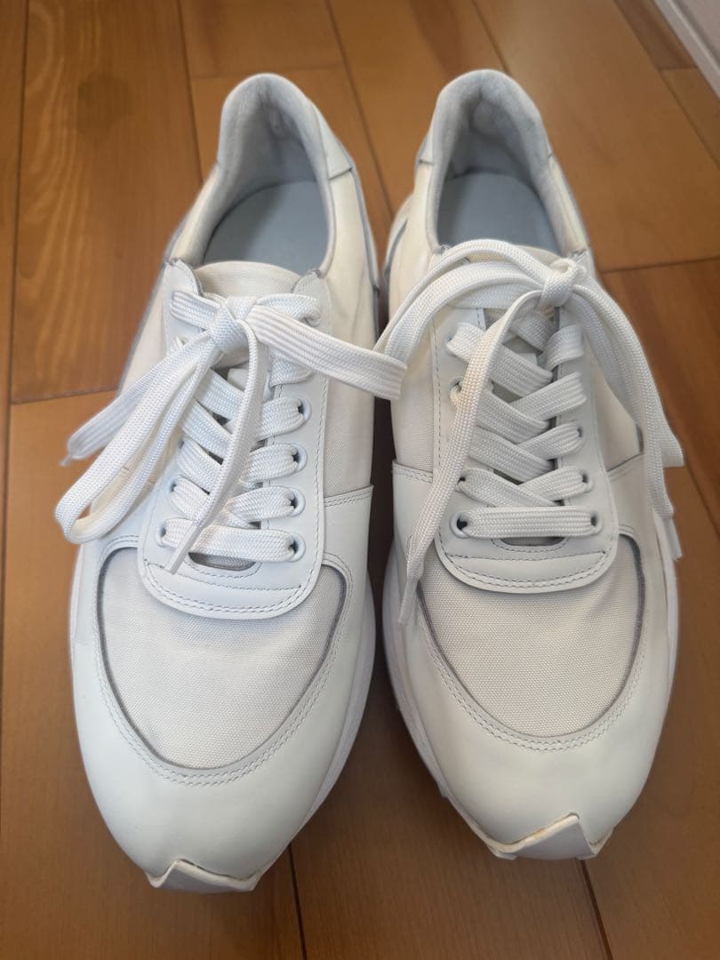 [美品] YOAK HUGO レザー/ナイロン スニーカー