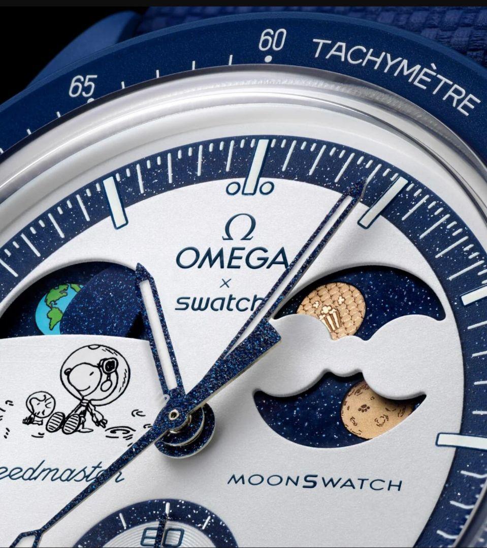 Swatch xOMEGA x Snoopy BIOCERAMIC Navy