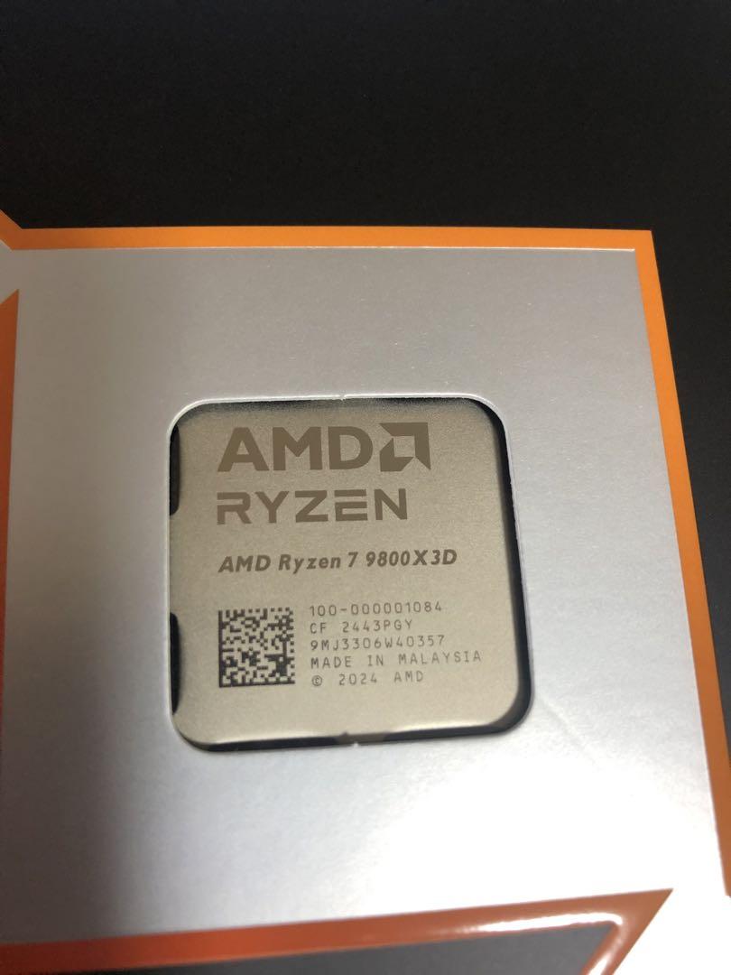 ジ*ン様 国内正規品 AMD Ryzen 7 9800X3D 納品書付き 24時間以内発送 納品書付き AMD Ryzen 7 9800X3D【新品未開封