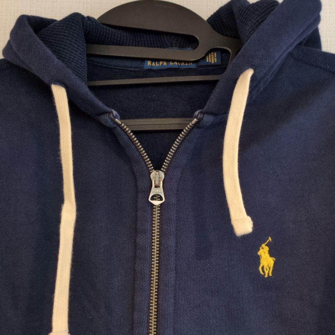 Ralph Lauren ネイビー パーカー フルジップ