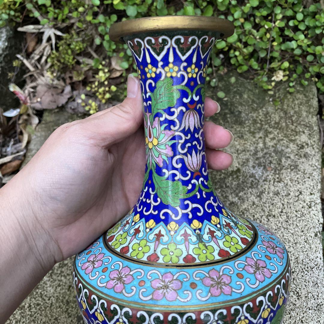 花瓶 中国美術 花入 唐物 壺 　中国骨董 ヴィンテージ　古美術 七宝　希少 花瓶 中国美術 花入 唐物 壺 中国骨董 ヴィンテージ 古美術 七宝