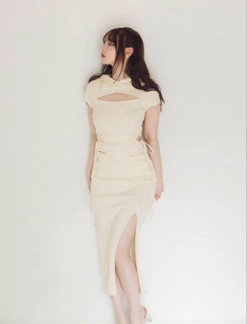 ワンピース andmary Effie slit dress