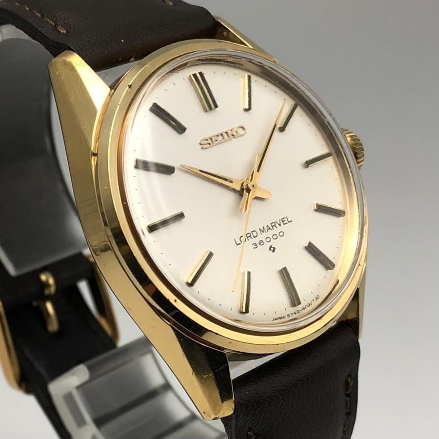 【美品・OH済】SEIKO ロードマーベル 36000 ビンテージ手巻き時計
