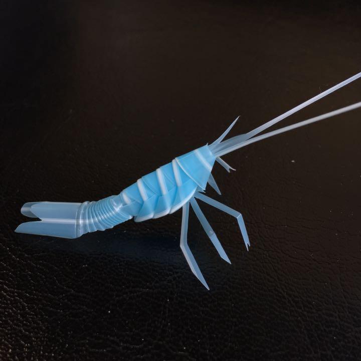 ☆ストローエビ☆4個〔ハンドメイド〕