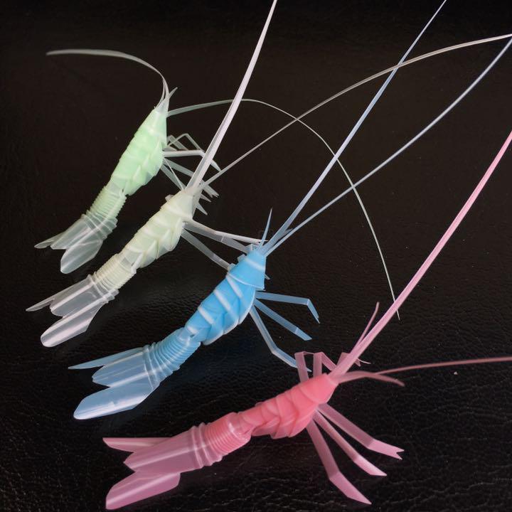 ☆ストローエビ☆4個〔ハンドメイド〕