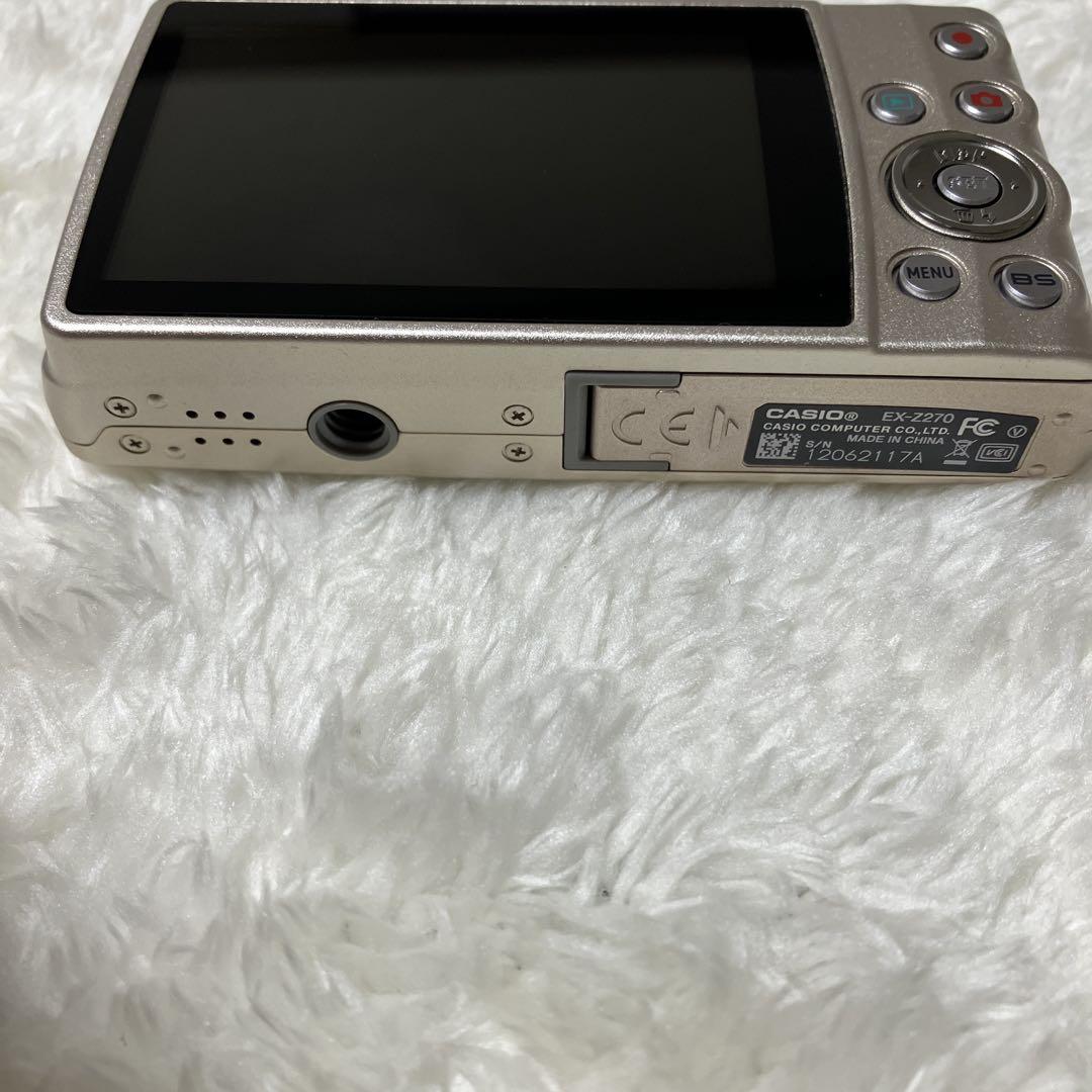 美品】 CASIO EXILIM EX-Z270 ゴールド - メルカリ