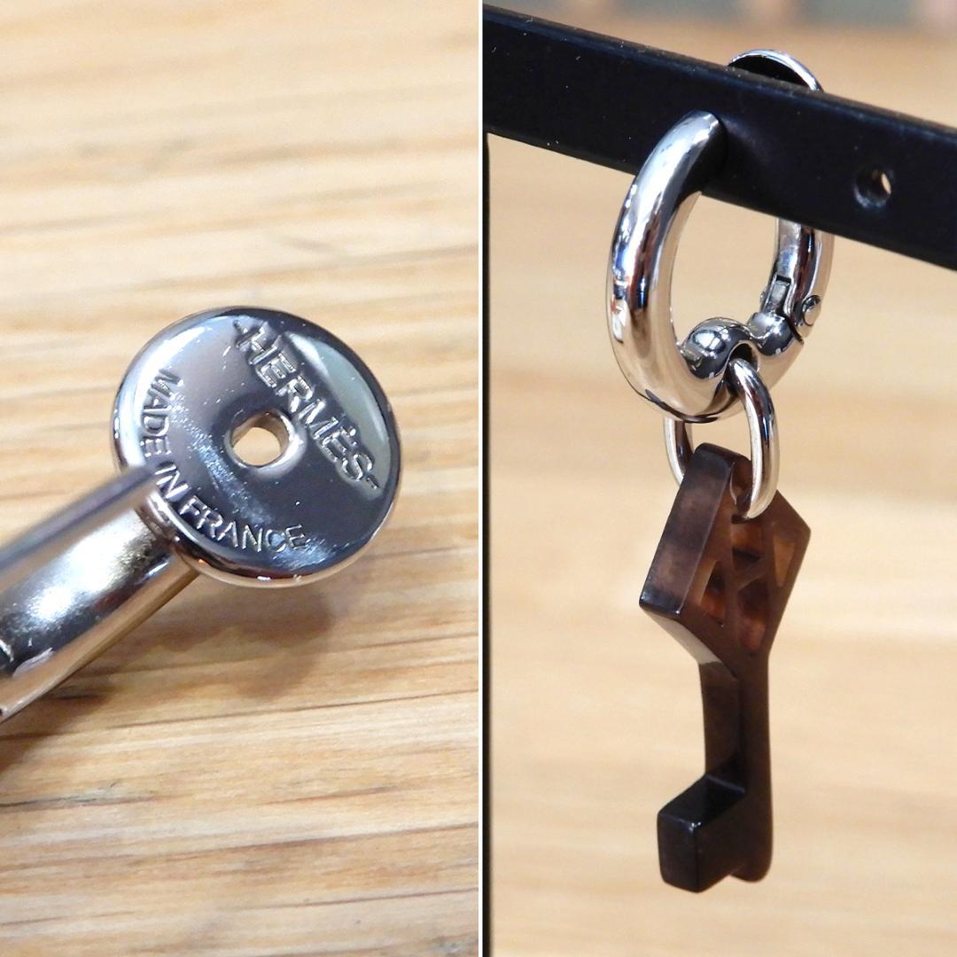 超美品 エルメス 24AW シングルピアス クレH バッファローホーン メタル 超美品 エルメス 24AW シングルピアス クレH バッファローホーン メタル