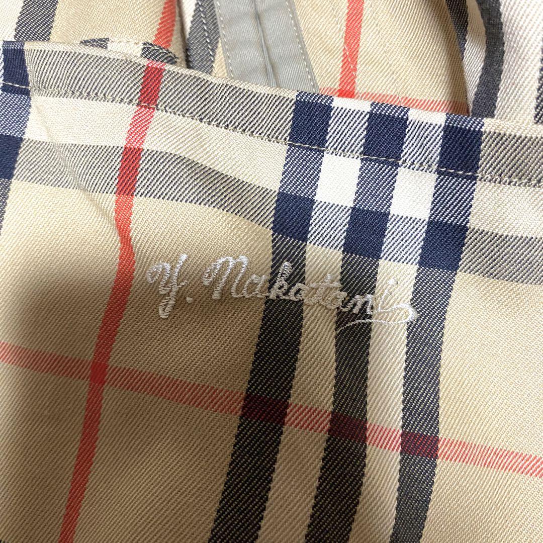 Burberry トレンチコート ベルト ノバチェック 綿 M メンズ