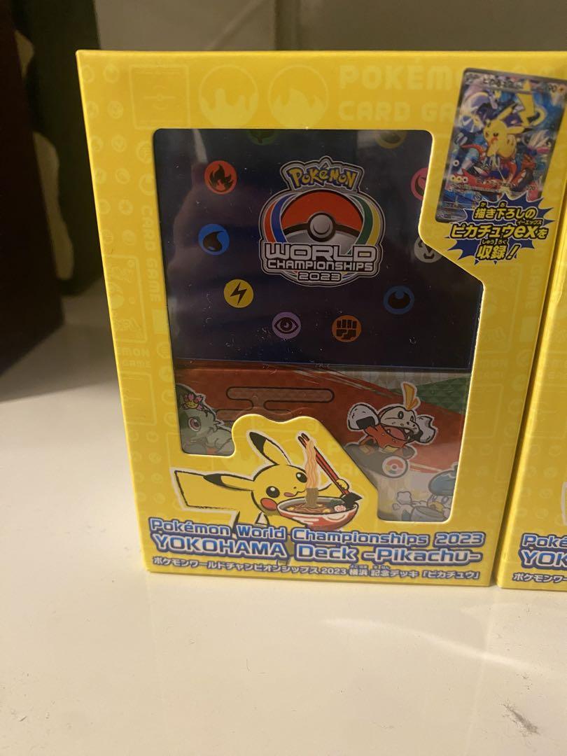 ポケモンワールドチャンピオンシップ2023 デッキ4個セット プロモなし