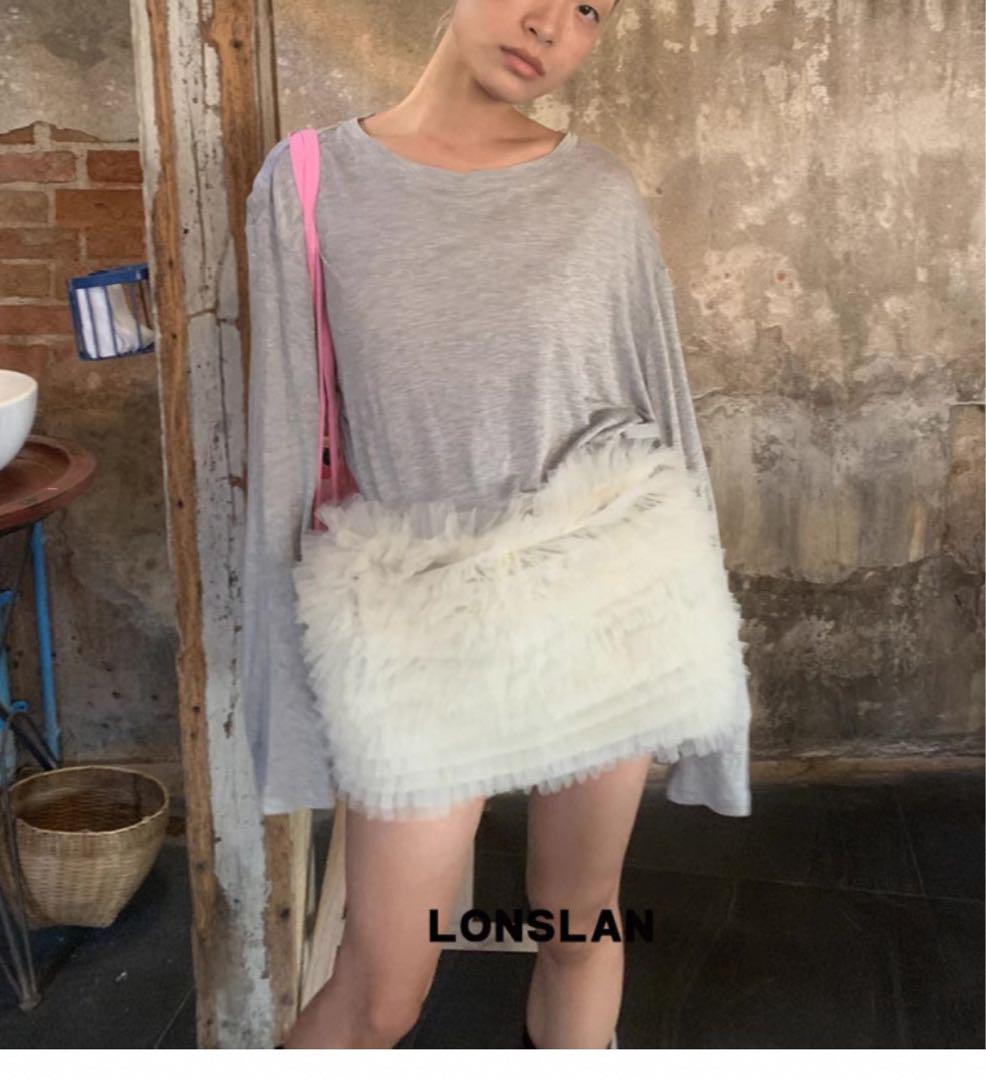 チュール　ボリューム　ミニ　スカート　bibiy clane todayful