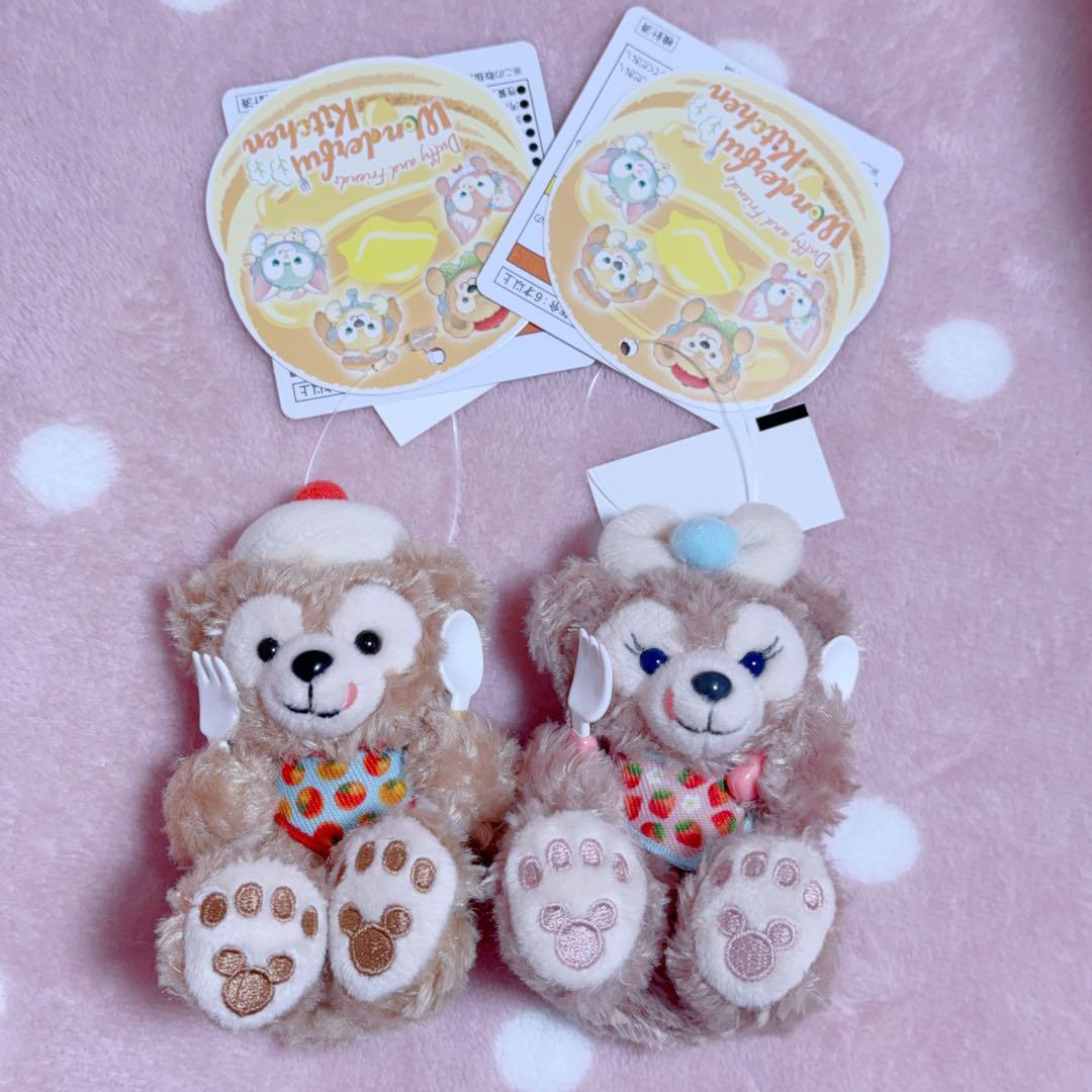 ワンダフルキッチン　ぬいぐるみチャーム　ダッフィー シェリーメイ　2点セット 楽天市場】ダッフィー＆フレンズのワンダフルキッチン シェリー