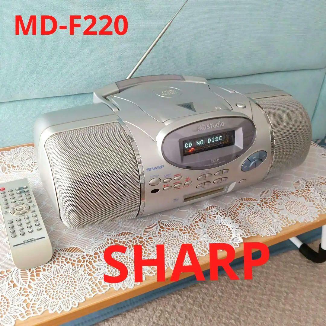 【動作美品】SHARP CD/MDプレイヤー MD-K2300 動作確認済】【美品】SHARP CD/MDプレイヤー MD-K2300-S