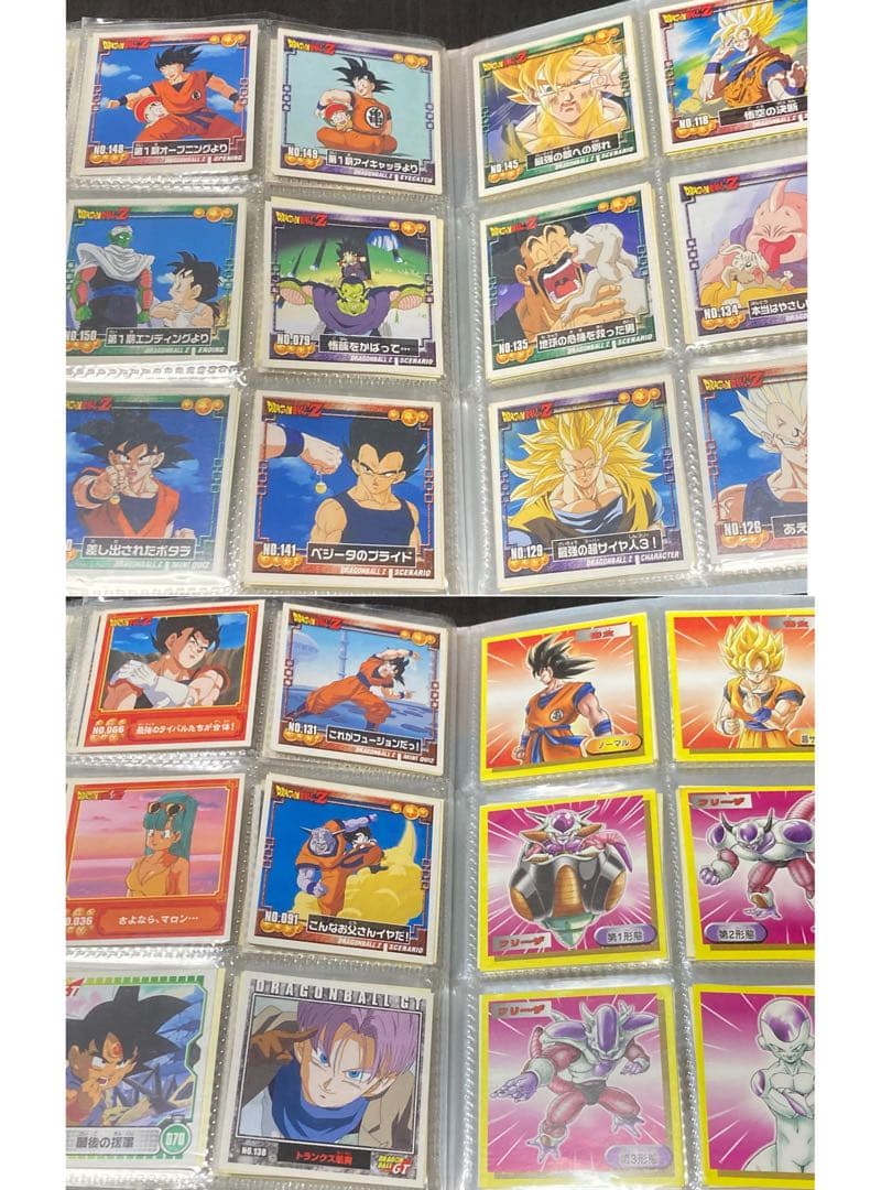 ドラゴンボール レトロ 当時もの シール烈伝 シール列伝 ひくぞ