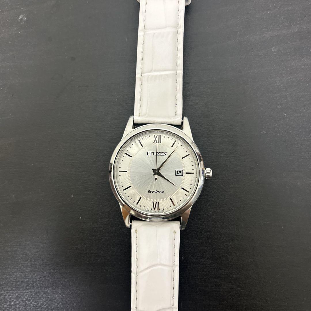 CITIZEN Eco-Drive ホワイト腕時計時計