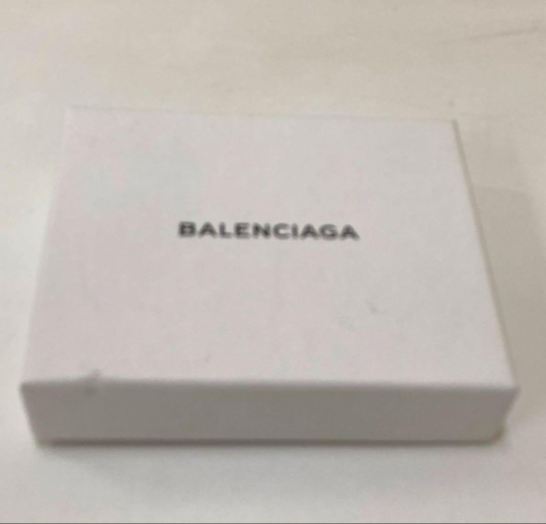 【美品】バレンシアガ BALENCIAGA ペーパーミニウォレット グレー