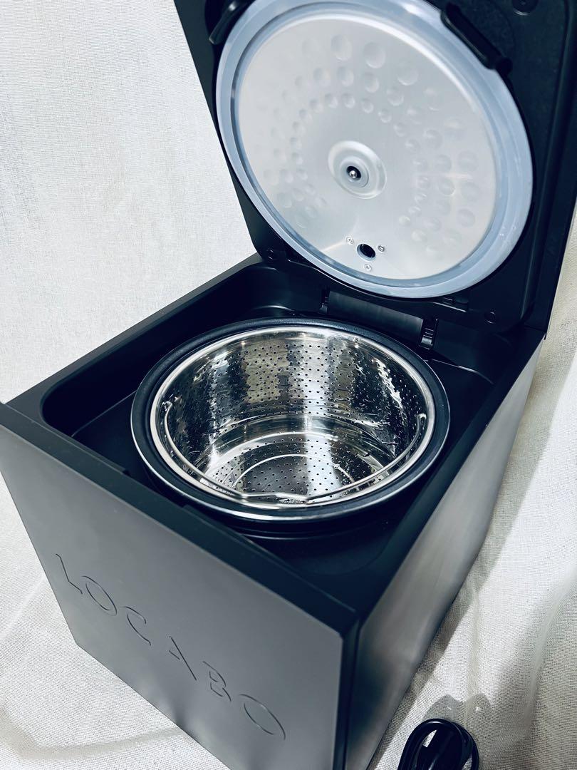 Amazon | LOCABO:V 糖質カット炊飯器 5合対応モデル（ブラック