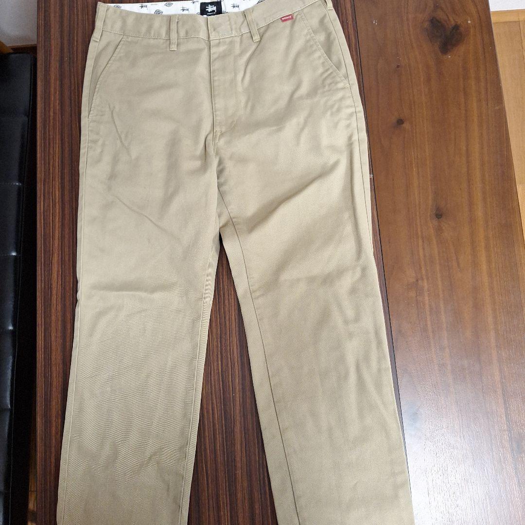 最終人気完売ストューシーstussy DickiesコラボチノパンLevi's
