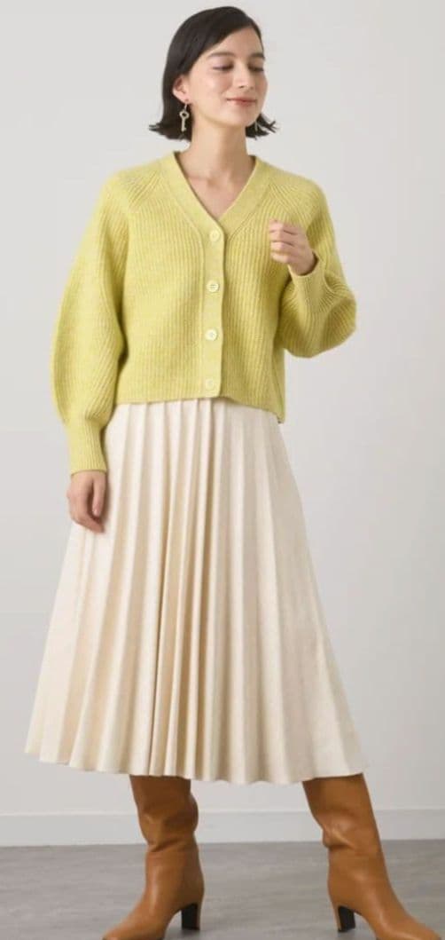 アナイ スウェード調 フ スカートXS SS ANAYI