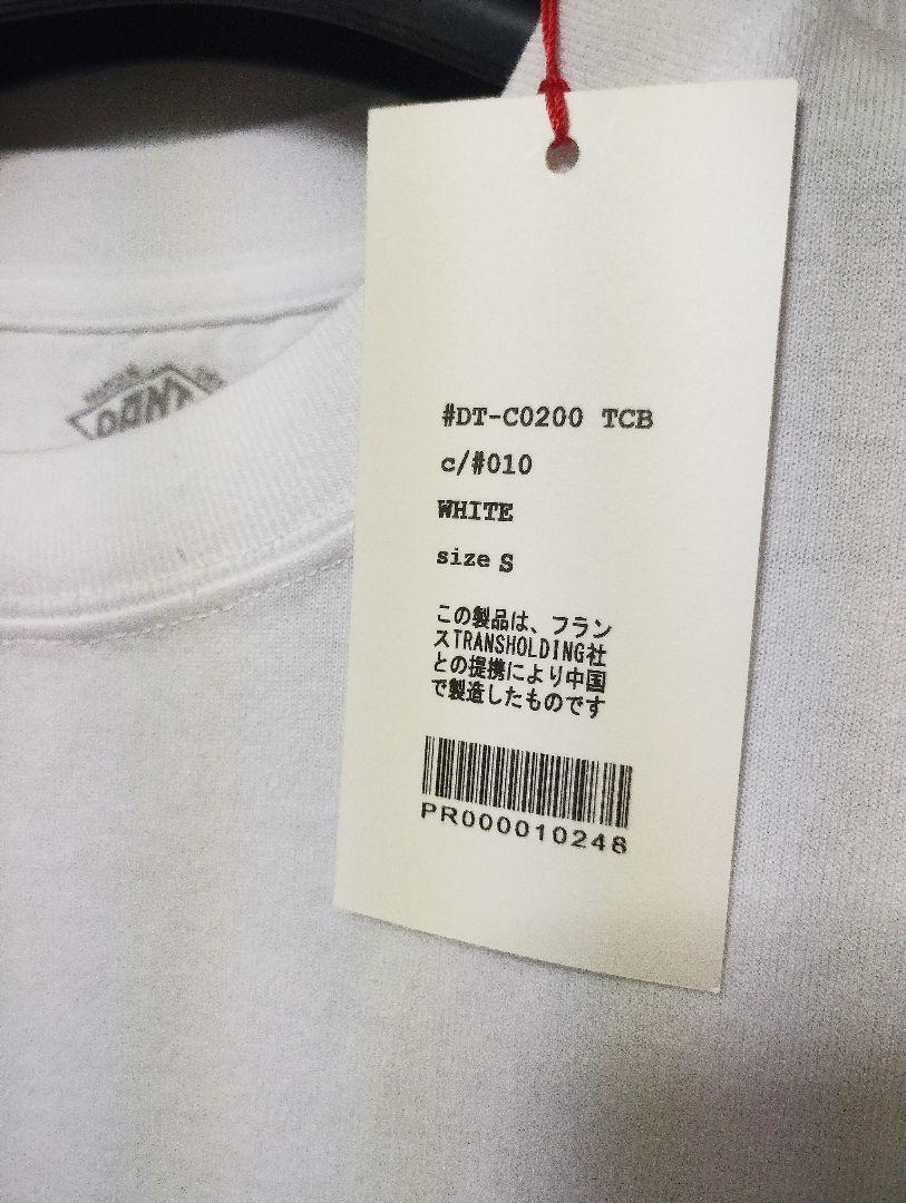 ダントン クルーネック 長袖Tシャツ ホワイト S