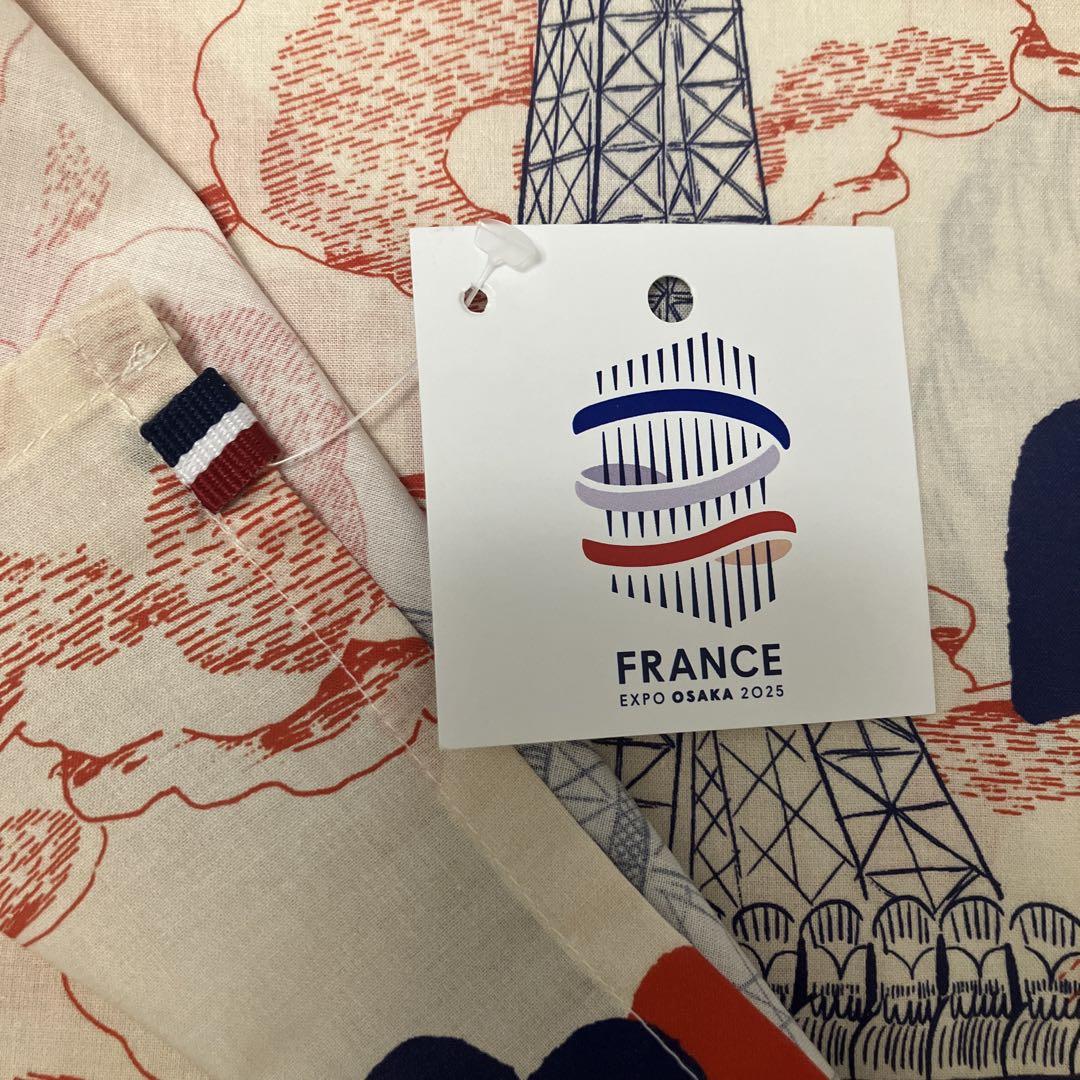 大阪関西万博 フランスパビリオン 限定グッズ 風呂敷 スカーフ