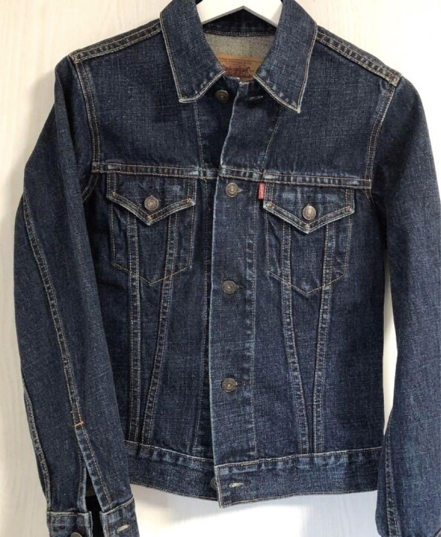 Levis ダークブルー デニムジャケット