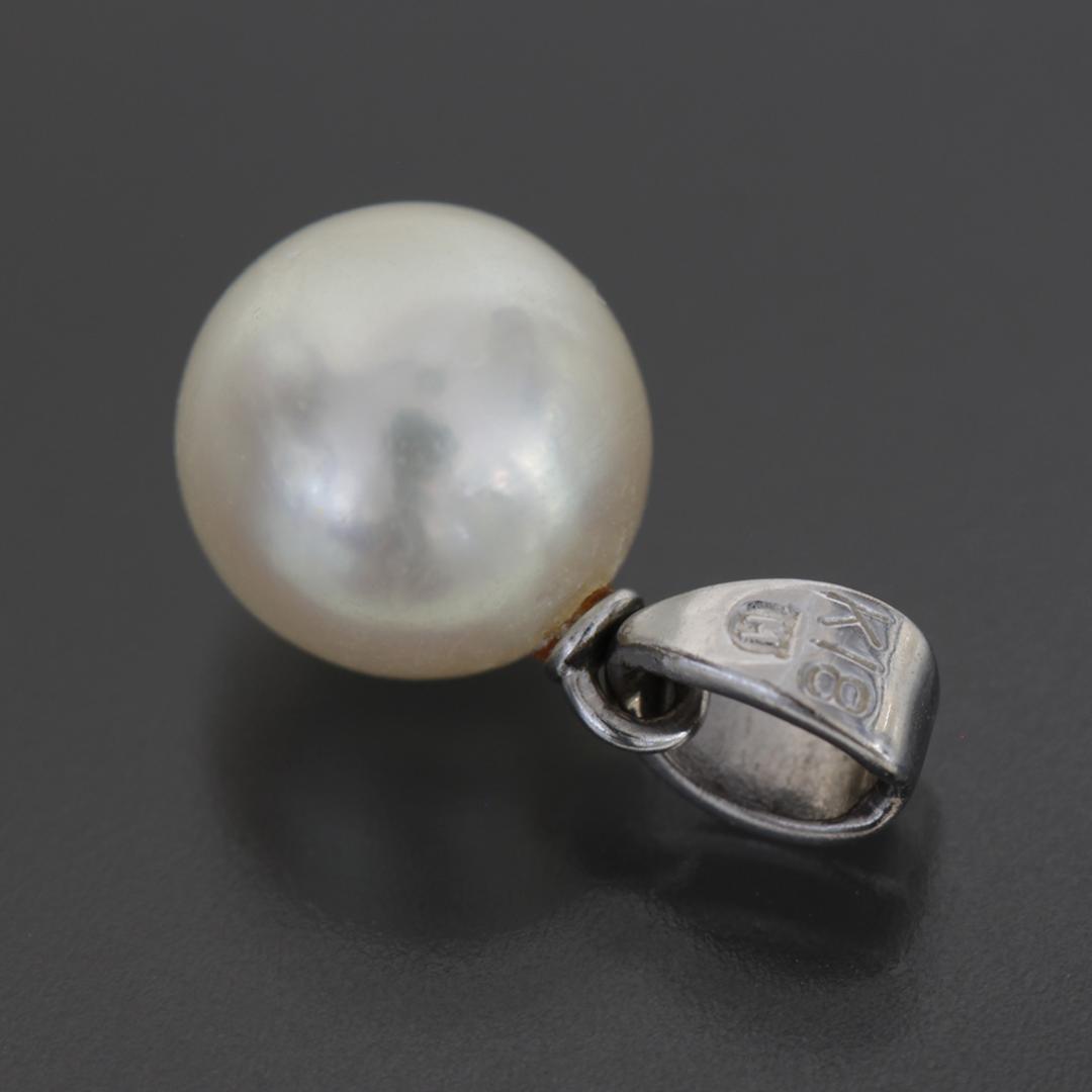 ミキモト MIKIMOTO アコヤパール 7.5mm ネックレス トップ K18