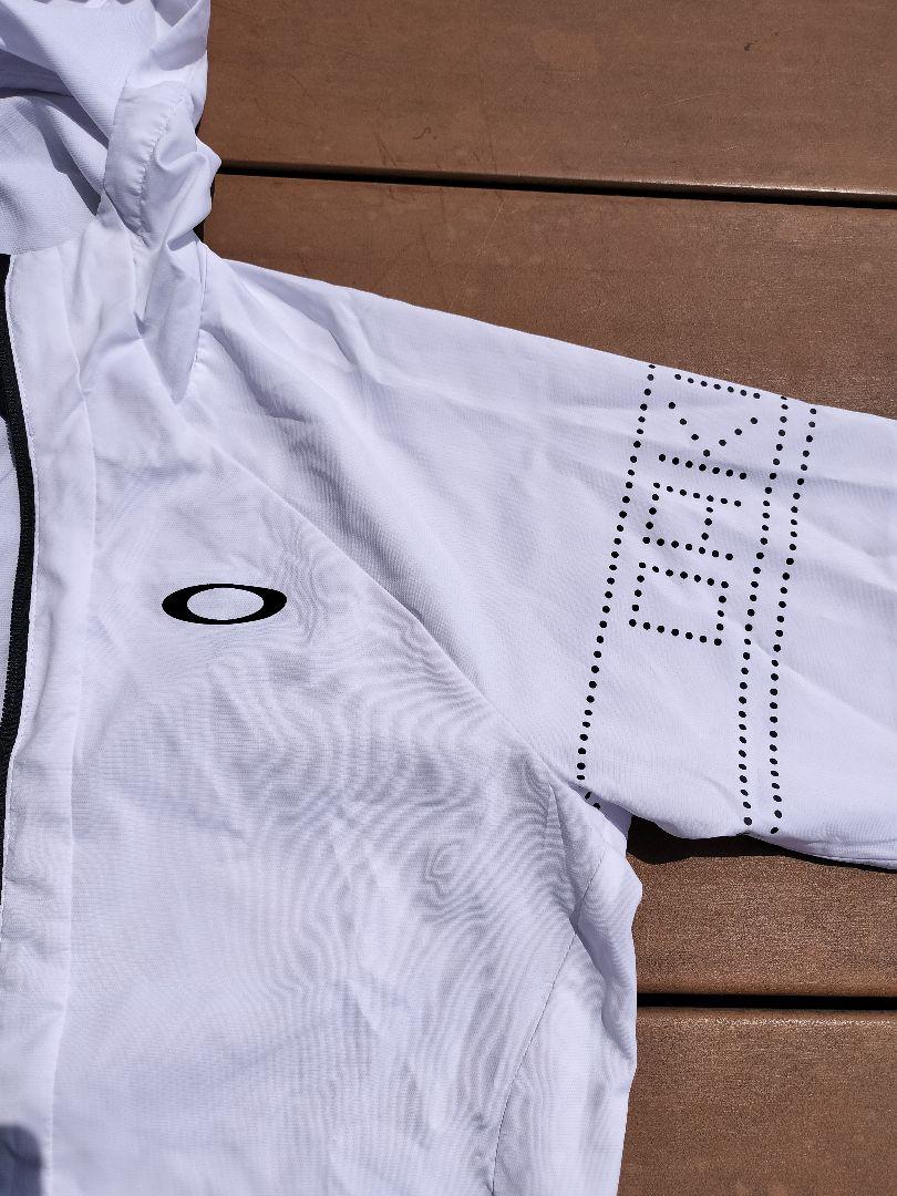 OAKLEY オークリー クロスジャージ上下セット M ホワイト/ブラック
