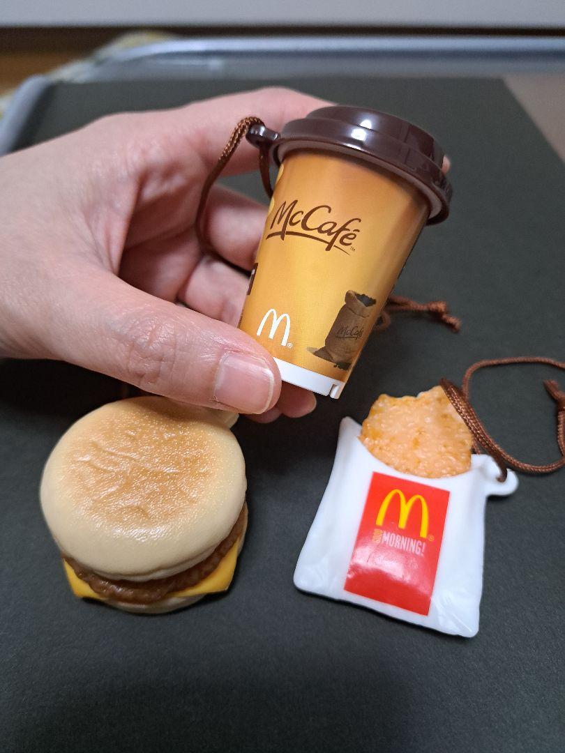 マクドナルド フードストラップフィギュア 朝マックセット