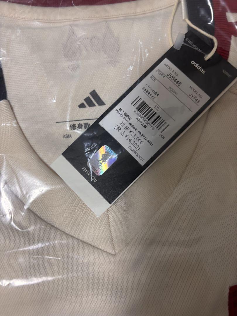 [正規品] 25/26 リヴァプール　長袖ユニフォーム　アウェイ　3XL 希少 正規品】リヴァプールFC 25/26アウェイ長袖ユニフォーム