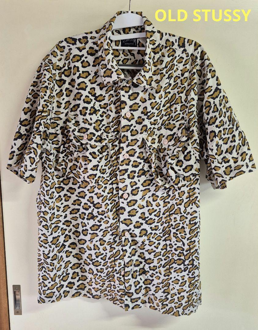 Stussy 半袖シャツ レオパード柄 - メルカリ