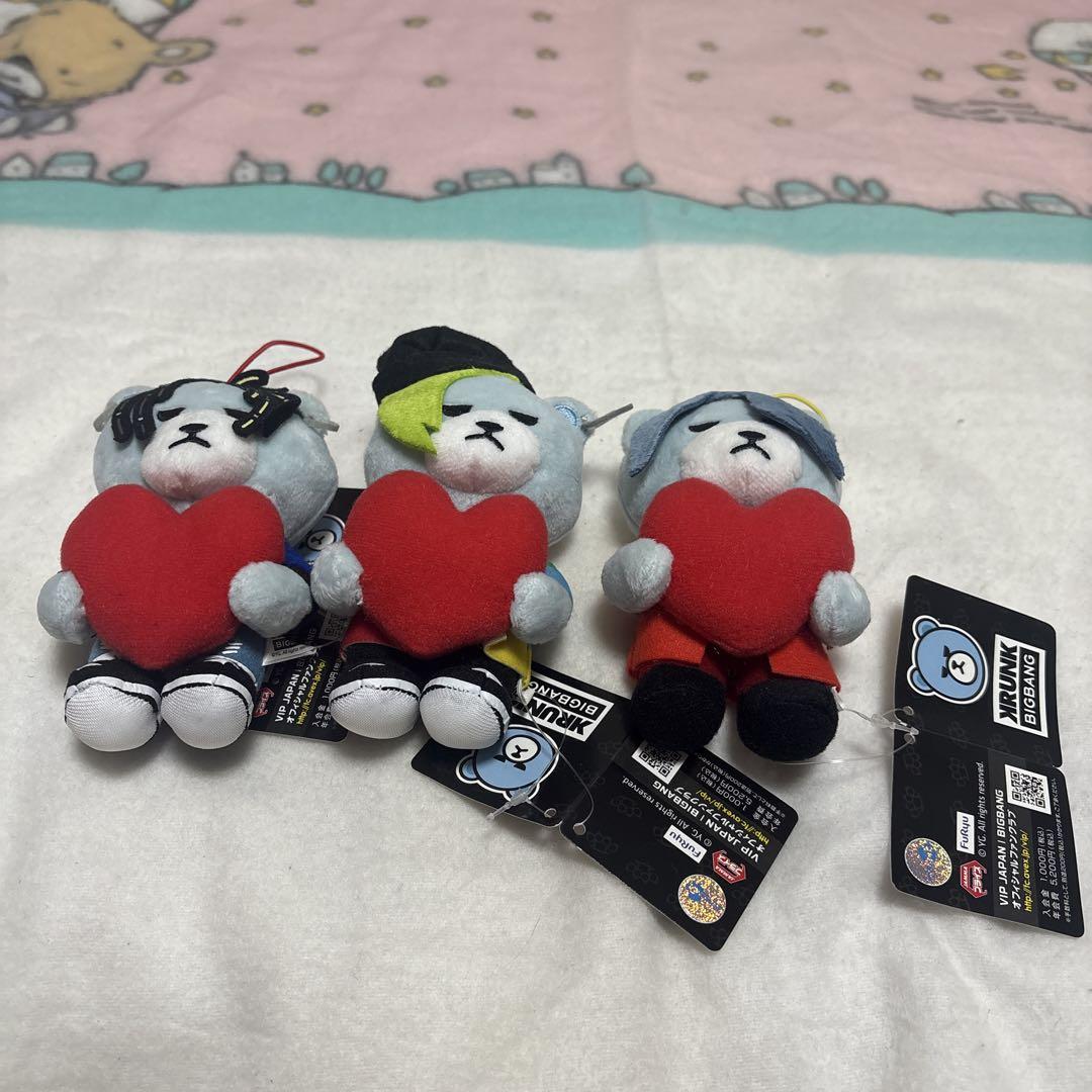 BIGBANG KRUNK FXXK IT ハートマスコット 3体 バラ売り不可