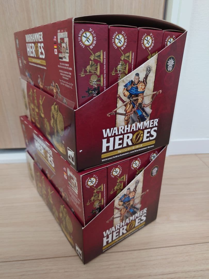 WARHAMMER HEROESミニチュアフィギュア BOX　2セット新品未開封