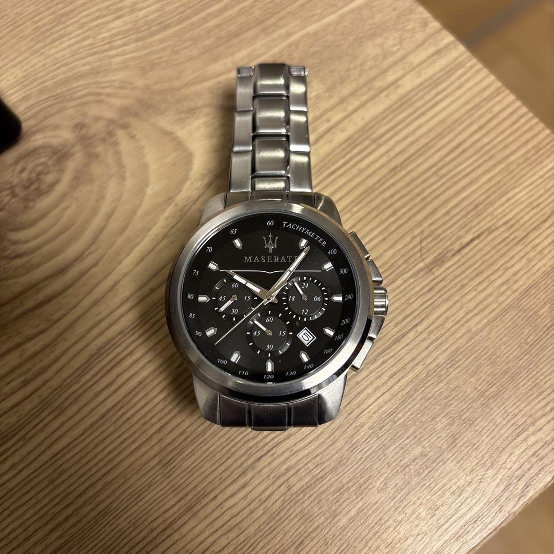 Maserati クロノグラフ 時計 ステンレス