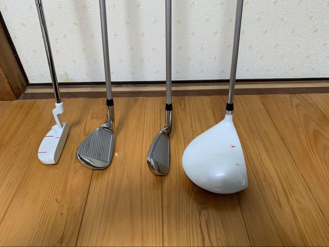女性初心者用ゴルフセット 右用IGNIO 1W.7I.SW.PTセット