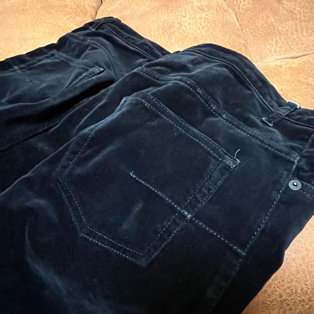 05AW Dior Homme エディ ブラックベロア フレアパンツ 28 - メルカリ