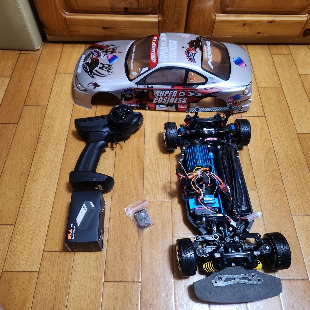 タミヤ ドリフト ラジコン フルセット　TT02　　シルビア　ボディ　tt01