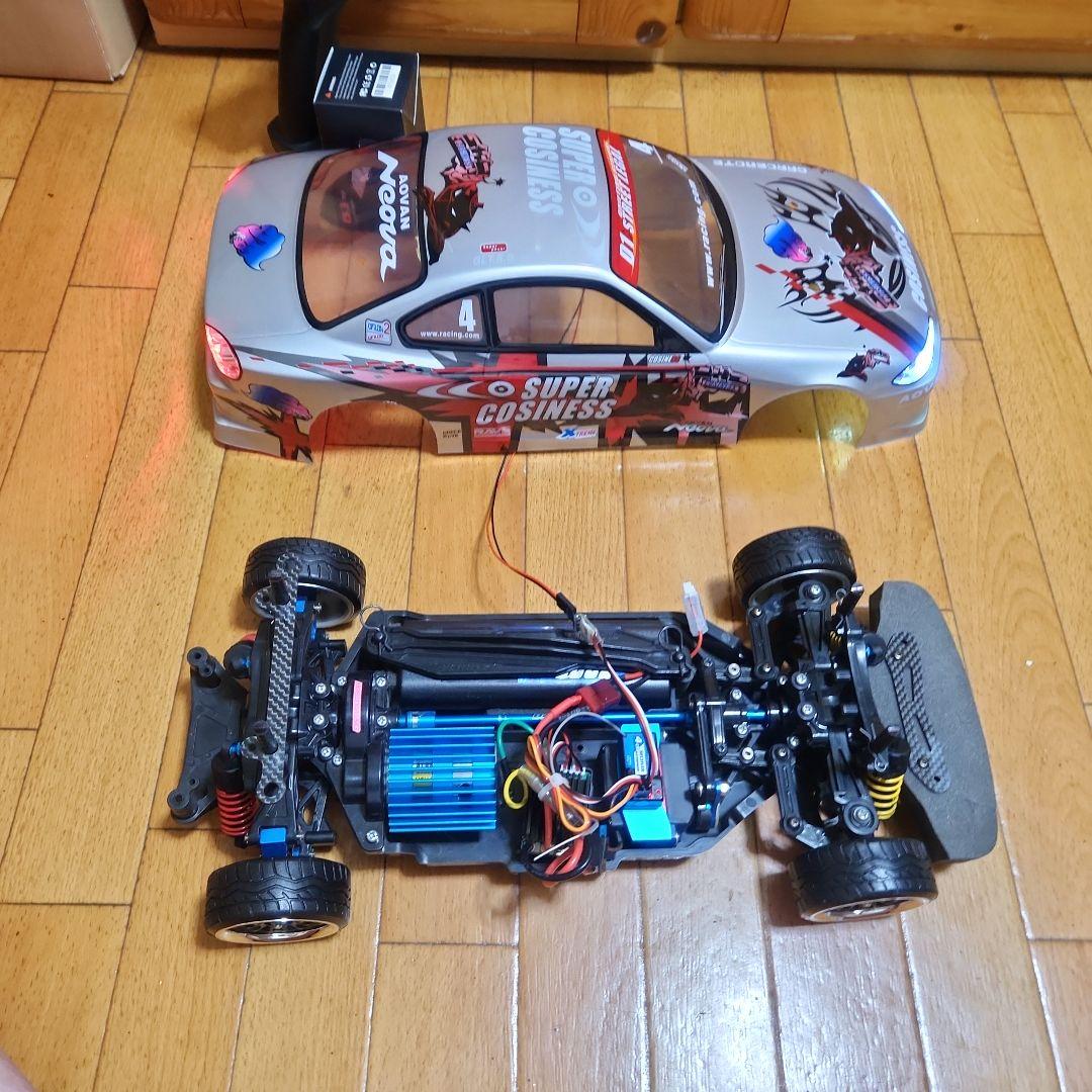 タミヤ ドリフト ラジコン フルセット　TT02　　シルビア　ボディ　tt01