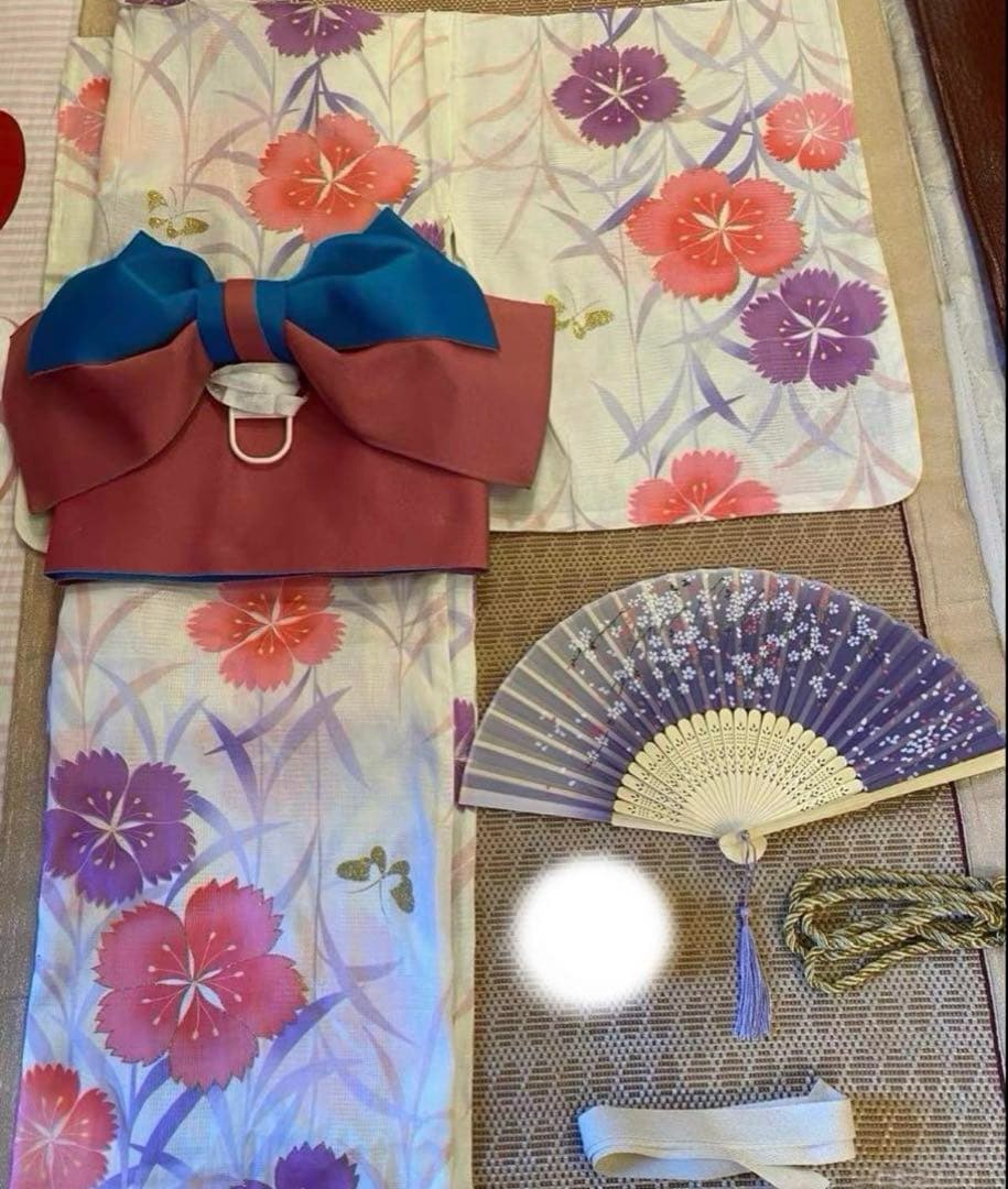 花柄浴衣・帯セット utatane 花柄浴衣・帯セット utatane 浴衣 セット 花柄浴衣・帯セット utatane 花柄浴衣・帯セット utatane 浴衣 セット