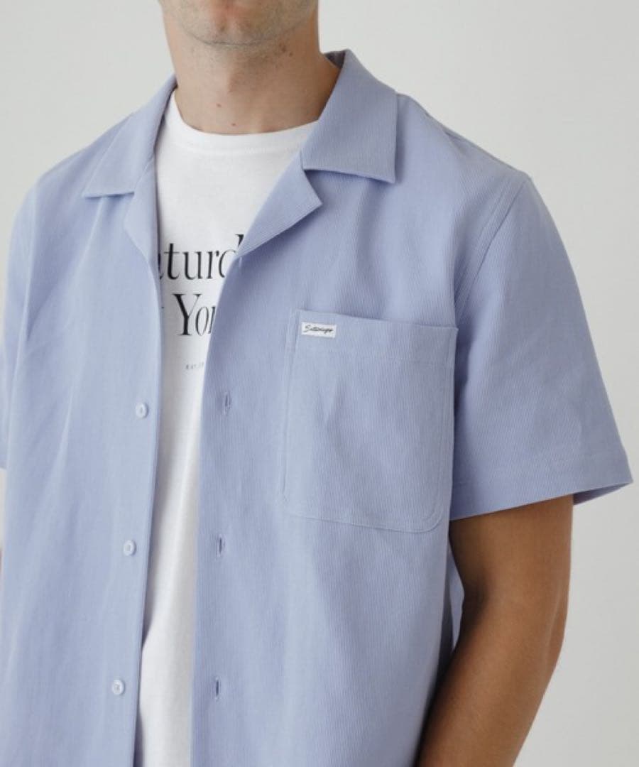 コットンシャツ 半袖