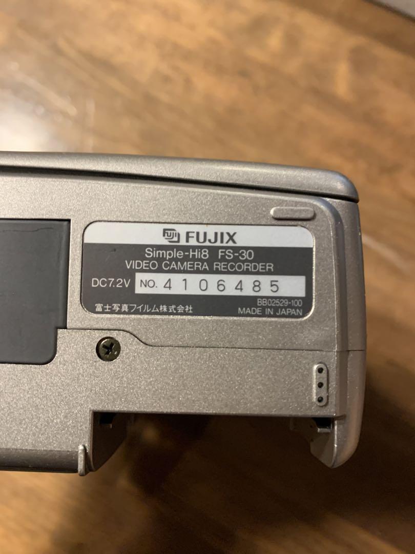 9/24 FUJIX Hi8 FS-30 モニターPA-200 備品セット