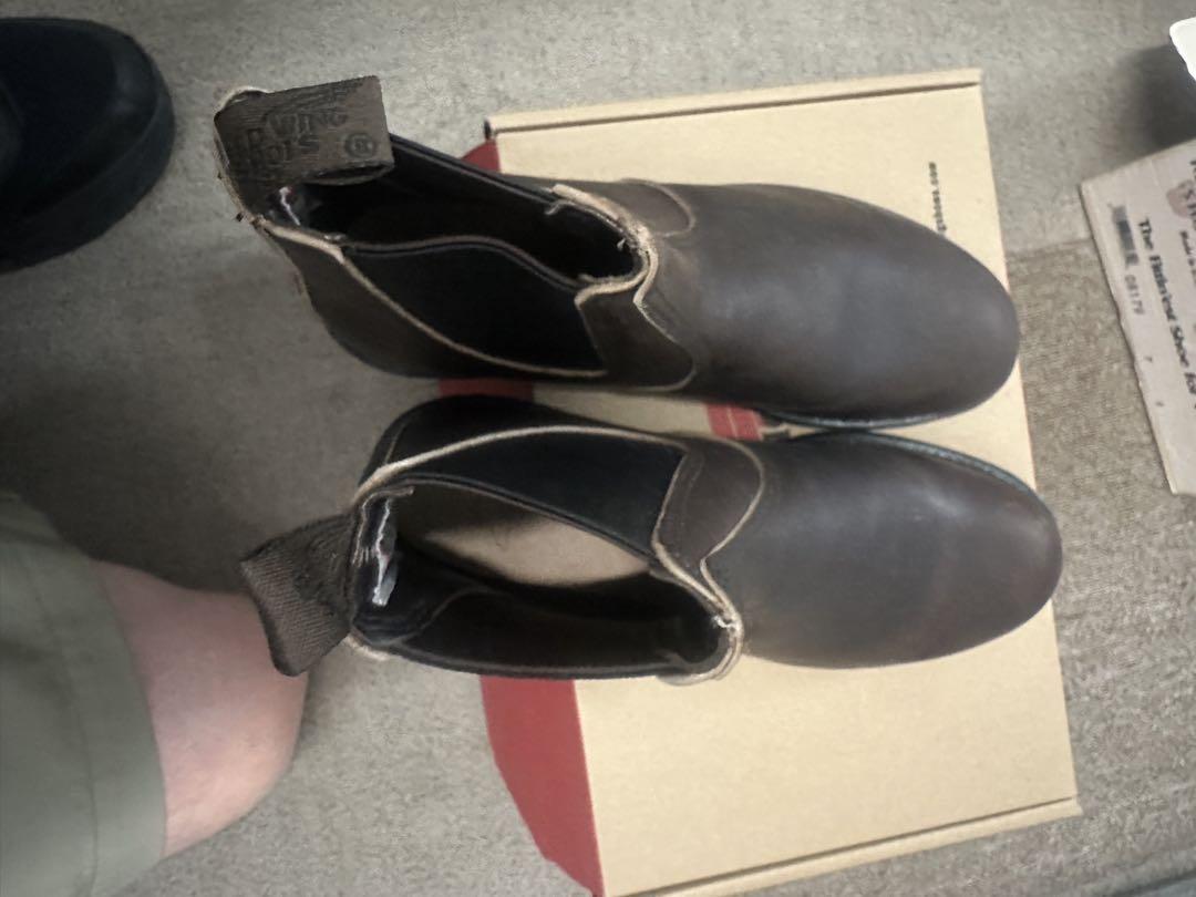 Red Wing Shoes ブラウン サイドゴアブーツ