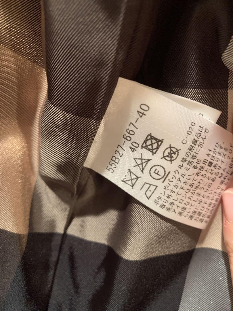 バーバリーブルーレーベルBURBERRY BLUE LABELノバチェックコート