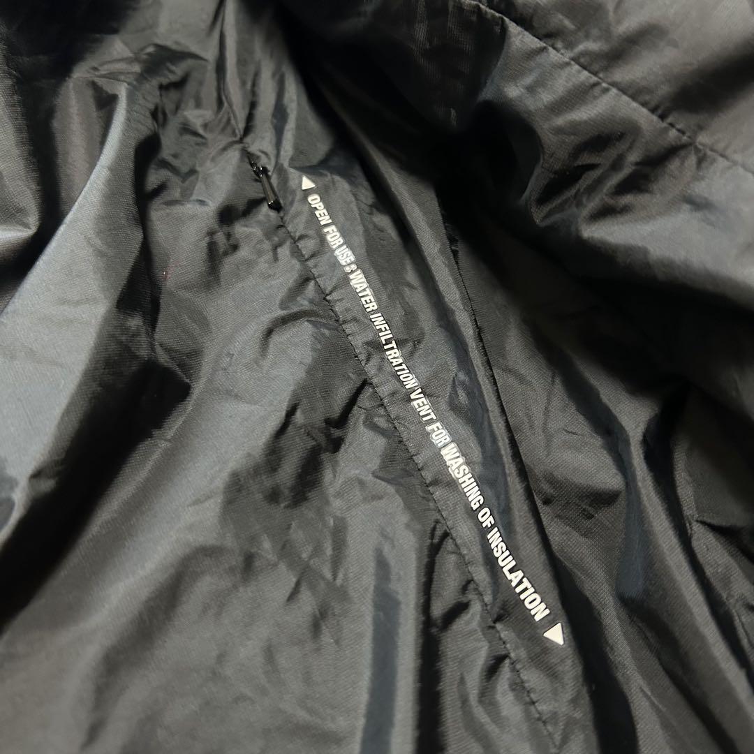 美品　DESCENTE  デサント　水沢ダウン　アンカー　ハーフ　ブラック　L