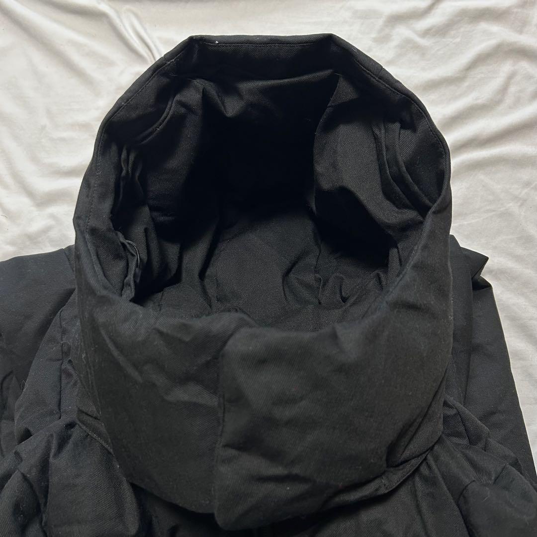 美品　DESCENTE  デサント　水沢ダウン　アンカー　ハーフ　ブラック　L