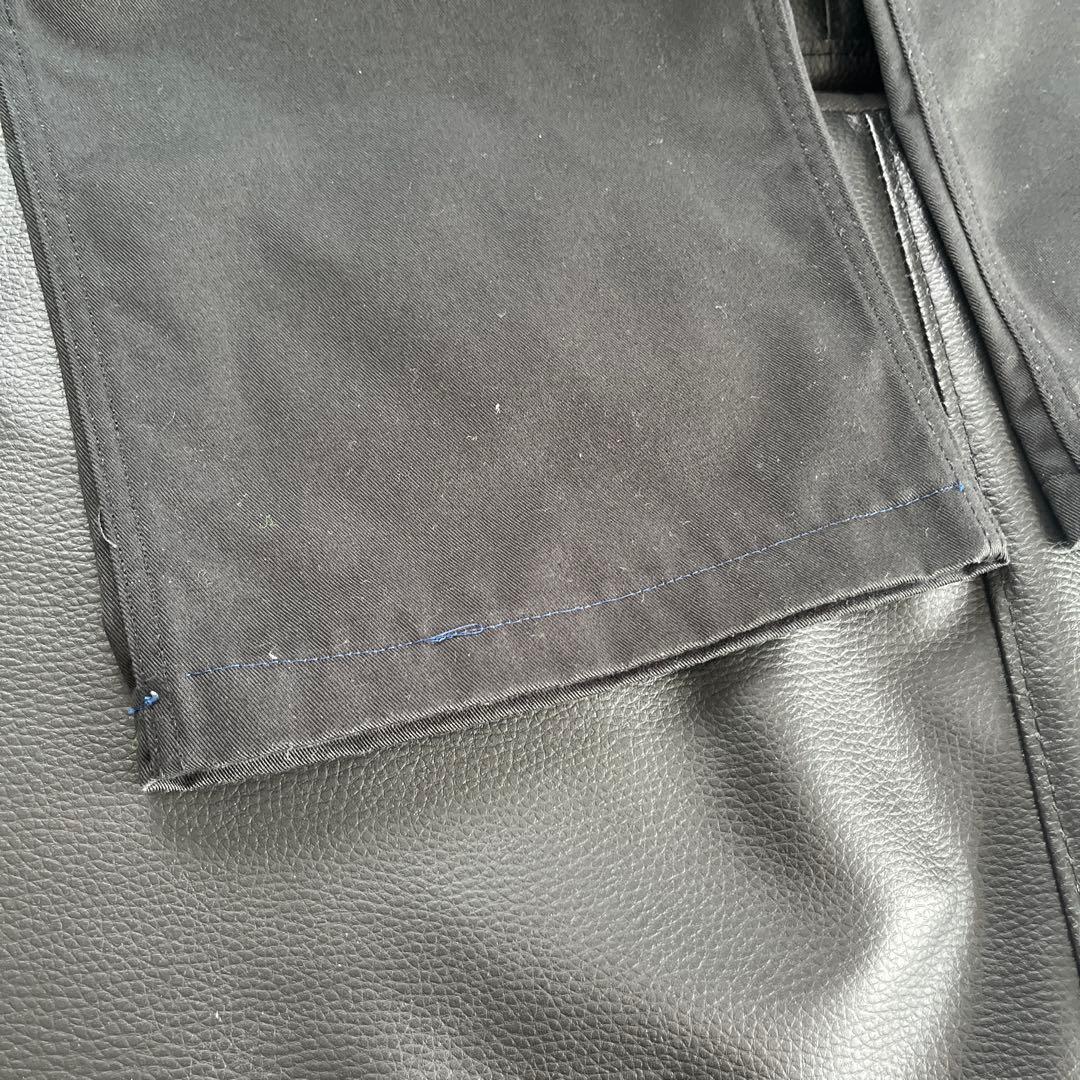 BLUCOブルコ ブラックダラス ウスグロウ　コラボ　ワークパンツ　ブラック