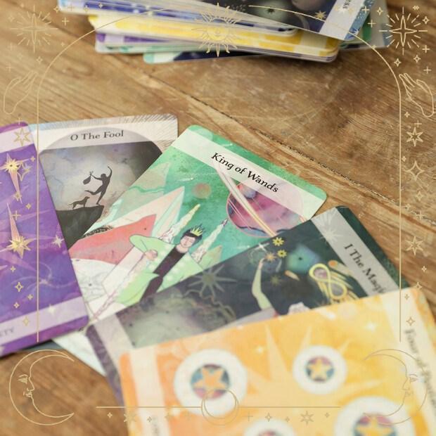 【正規品タロットカード】入手困難品☪︎海外美麗デッキ✨月と星・惑星・星座のデッキ 正規品タロットカード】入手困難品☪︎海外美麗デッキ✨月と星