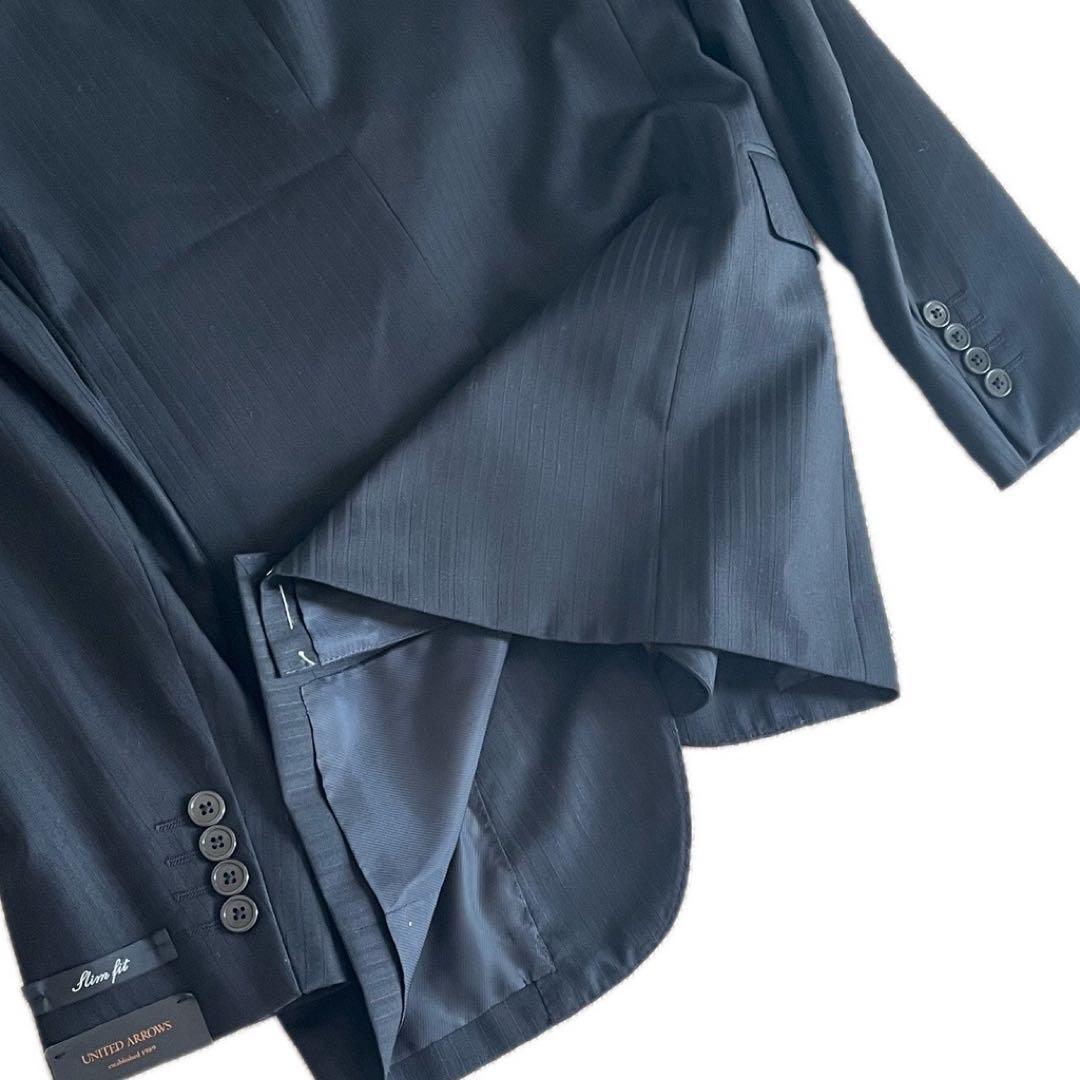 ✨最高級ライン✨UNITED ARROWS シルク混 スーツ 42 未使用タグ付 ✨最高級ライン✨UNITED ARROWS シルク混 スーツ 42 未使用タグ付