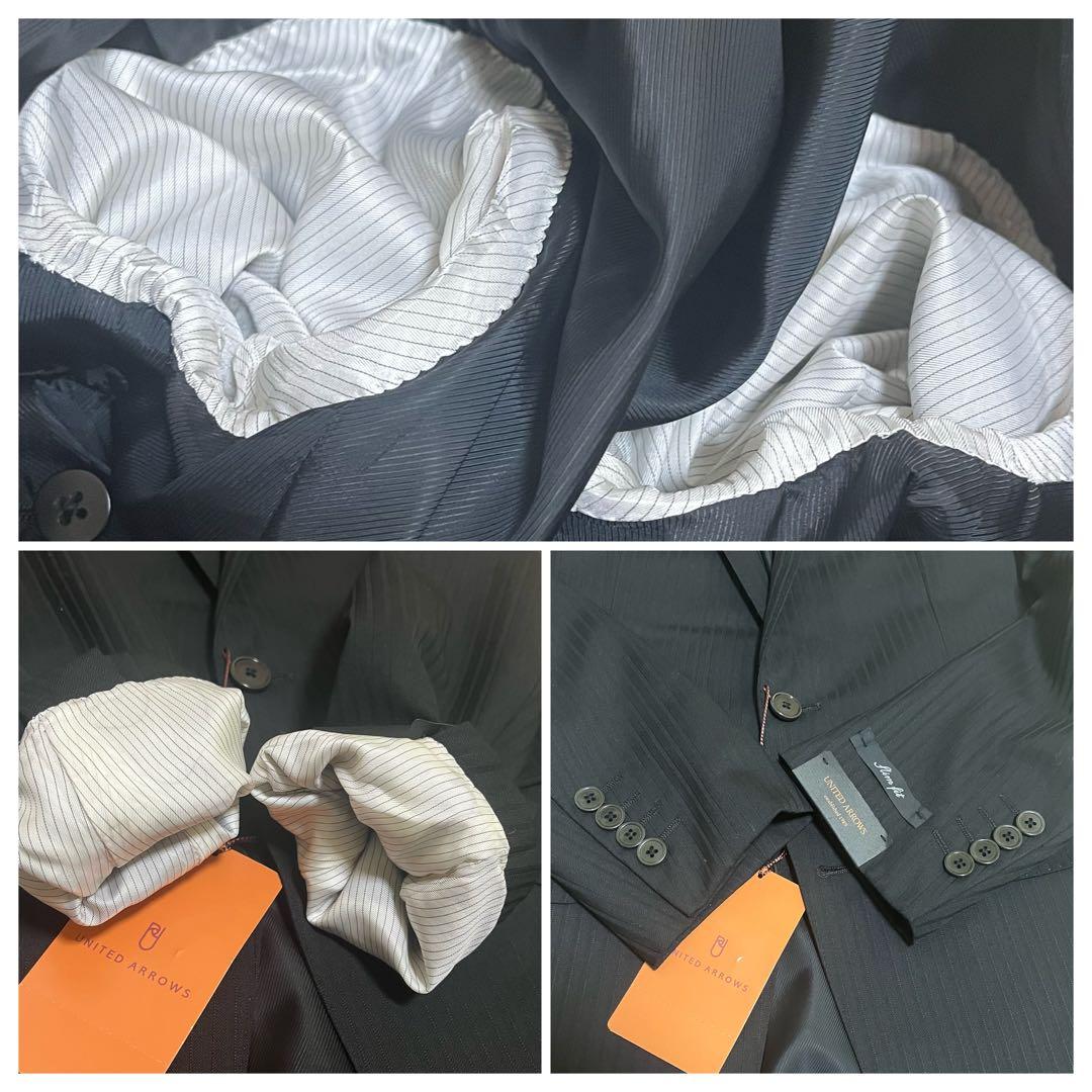 ✨最高級ライン✨UNITED ARROWS シルク混 スーツ 42 未使用タグ付 ✨最高級ライン✨UNITED ARROWS シルク混 スーツ 42 未使用タグ付